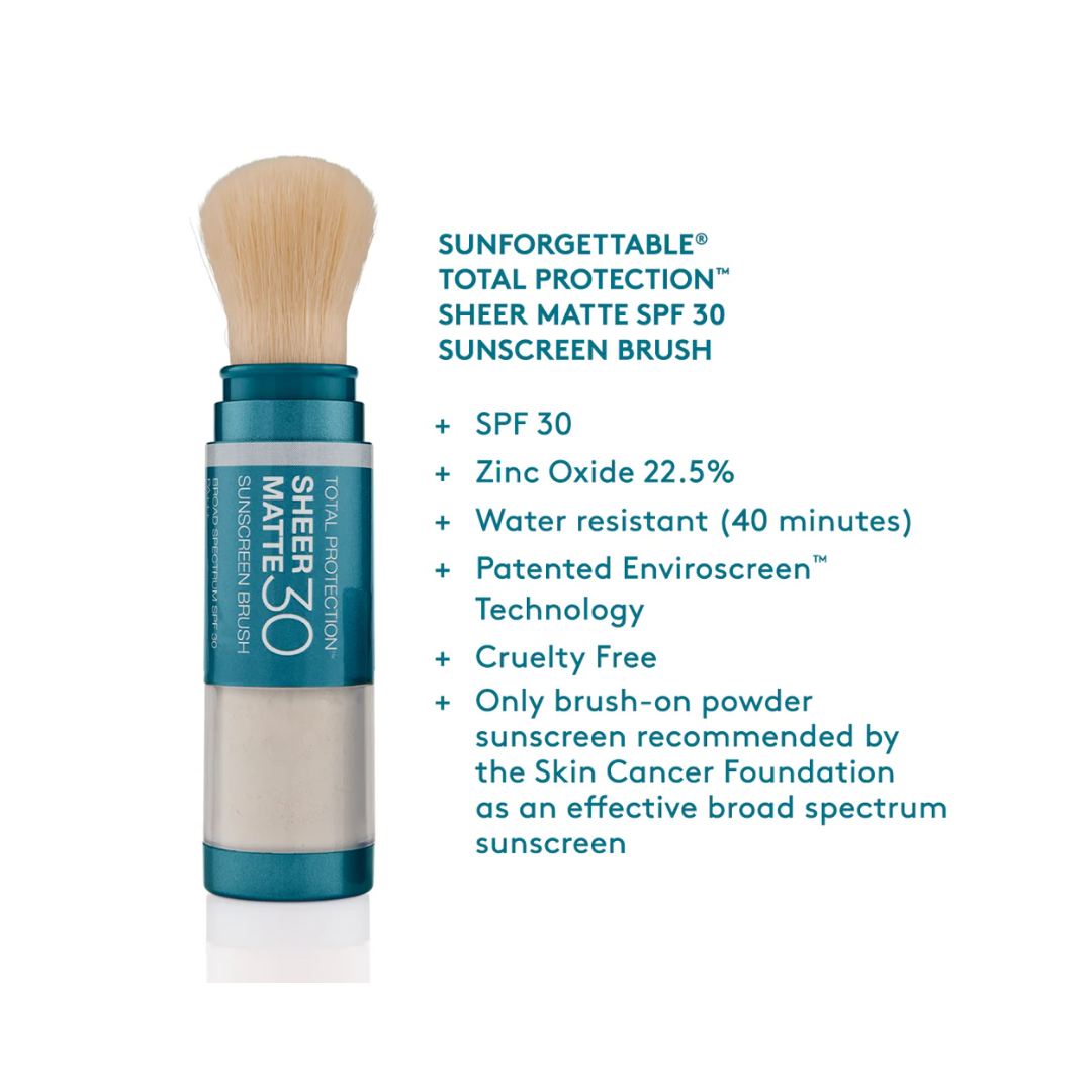 ColoreScience Sunforgettable Total Protection Sheer Matte SPF 30 Sunscreen Brush
